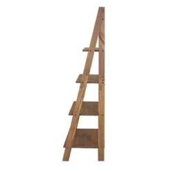 68.25" Boho 4 Tier Solid Wood Ladder Bookshelf Plant Stand - Saracina Home -Featured Furniture Stores GUEST dcebb02b ce9e 4efa aa43 b3b4bbe0ac56