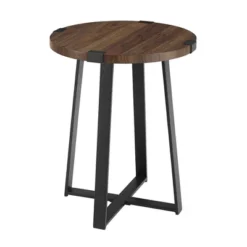 Wrightson Urban Industrial Faux Wrap Leg Round Side Table - Saracina Home 25 Wrightson Urban Industrial Faux Wrap Leg Round Side Table - Saracina Home -Featured Furniture Stores GUEST de11acff 57fb 43ae ba23 8b22beb8247c