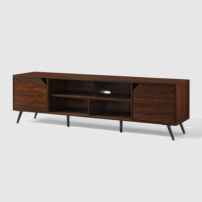 Mid-Century Modern Wide Storage TV Stand For TVs Up To 80" - Saracina Home 8 Mid-Century Modern Wide Storage TV Stand For TVs Up To 80" - Saracina Home - Image 6
