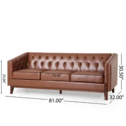 Ovando Contemporary Upholstered 3 Seater Sofa - Christopher Knight Home 26 Ovando Contemporary Upholstered 3 Seater Sofa - Christopher Knight Home -Featured Furniture Stores GUEST e289f0b0 9ee2 4c56 93d8 1582c7777fca
