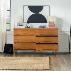Mid-Century Modern Contoured 6 Drawer Dresser - Saracina Home 30 Mid-Century Modern Contoured 6 Drawer Dresser - Saracina Home -Featured Furniture Stores GUEST e3d278c0 2027 4917 98d0 1a8a534d229b