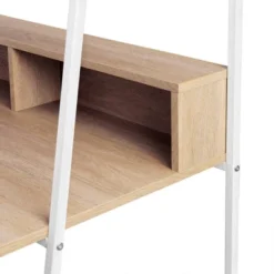 36" Writing Desk With Open Storage Ladder Bookshelf - Saracina Home 19 36" Writing Desk With Open Storage Ladder Bookshelf - Saracina Home -Featured Furniture Stores GUEST e6b06f69 3c40 4d14 89cd a621a54542e1