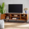 Solid Wood Mid-Century Modern TV Stand For TVs Up To 80" - Saracina Home 2 Solid Wood Mid-Century Modern TV Stand For TVs Up To 80" - Saracina Home -Featured Furniture Stores GUEST e6cc470b 2738 4deb 9774 bf0bc3760f1c