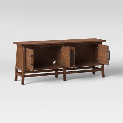 Haverhill TV Stand For TVs Up To 50" Brown - Threshold™ 4 Haverhill TV Stand For TVs Up To 50" Brown - Threshold™ - Image 2