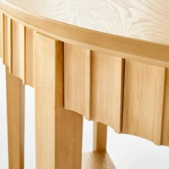 Thousand Oaks Wood Scalloped Demilune Console Table - Threshold™ Designed With Studio McGee 8 Thousand Oaks Wood Scalloped Demilune Console Table - Threshold™ Designed With Studio McGee -Featured Furniture Stores GUEST eb35aaa8 f7c8 4881 b5d1 f85e53b2ca90