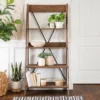 68.25" Boho 4 Tier Solid Wood Ladder Bookshelf Plant Stand - Saracina Home 1 68.25" Boho 4 Tier Solid Wood Ladder Bookshelf Plant Stand - Saracina Home -Featured Furniture Stores GUEST eb981c40 77f6 4638 8723 f7cfe8c1c52c