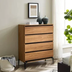 Theo Urban Modern Plank 4 Drawer Dresser - Saracina Home 17 Theo Urban Modern Plank 4 Drawer Dresser - Saracina Home -Featured Furniture Stores GUEST ebfc0a52 42c0 4641 ba82 54992c6ce9d4