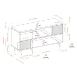 Modern Reeded Door Extendable TV Stand For TVs Up To 50" - Saracina Home 25 Modern Reeded Door Extendable TV Stand For TVs Up To 50" - Saracina Home -Featured Furniture Stores GUEST ed00bd4f d172 4e6a 8f8e 03cd201c95f3