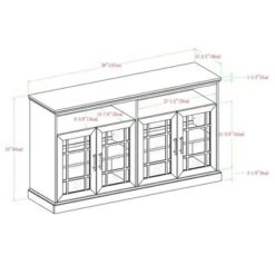 Transitional 4 Door Windowpane TV Stand For TVs Up To 65" - Saracina Home 20 Transitional 4 Door Windowpane TV Stand For TVs Up To 65" - Saracina Home -Featured Furniture Stores GUEST ed2005eb 89f7 433b a81a f537715559df