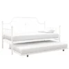 Twin Leila Metal Daybed And Trundle White - Room & Joy
