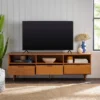 Cara 3 Drawer Mid-Century Modern 3 Drawer TV Stand For TVs Up To 80" - Saracina Home 2 Cara 3 Drawer Mid-Century Modern 3 Drawer TV Stand For TVs Up To 80" - Saracina Home -Featured Furniture Stores GUEST f2077998 8439 4299 85cb 3212c3494482