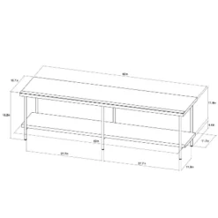 Wood And Metal TV Stand For TVs Up To 60" - Room Essentials™ 11 Wood And Metal TV Stand For TVs Up To 60" - Room Essentials™ -Featured Furniture Stores GUEST f2ab031b ee97 4ed0 a48d 1bc0bae2773f