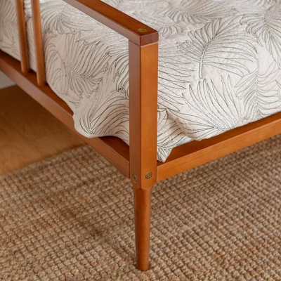 Mid Century Modern Solid Wood Spindle Daybed - Saracina Home 9 Mid Century Modern Solid Wood Spindle Daybed - Saracina Home - Image 7