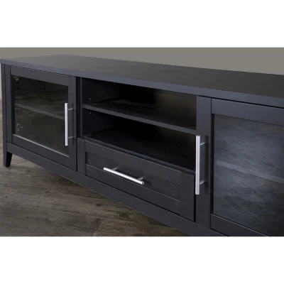 Espresso Finished 1 Drawer TV Stand For TVs Up To 70" Dark Brown - Baxton Studio 3 Espresso Finished 1 Drawer TV Stand For TVs Up To 70" Dark Brown - Baxton Studio
