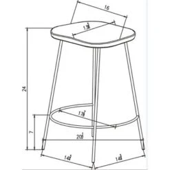 Metal Base Counter Height Barstools With Wood Seat Brown - Threshold™ Designed With Studio McGee 11 Metal Base Counter Height Barstools With Wood Seat Brown - Threshold™ Designed With Studio McGee -Featured Furniture Stores GUEST fc6ba567 7d0a 4f6c a2d1 6fb42b1cfa64