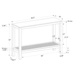 Console Table With Woven Rattan Shelf Black - Threshold™ Designed With Studio McGee -Featured Furniture Stores GUEST fd806213 5ef7 492e a065 be15b39cc53e