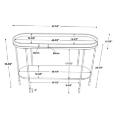 Wood & Metal Console Table - Black - Hearth & Hand™ With Magnolia -Featured Furniture Stores GUEST fec9fccd 6dff 4fd7 82f9 d4eb3de00b32
